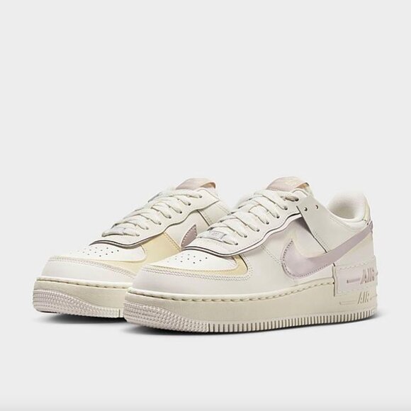 NIKE AIR FORCE 1 SHADOW CASUAL Women's Sneakers SHOES Sail Purple size 9.5 - Picture 4 of 9